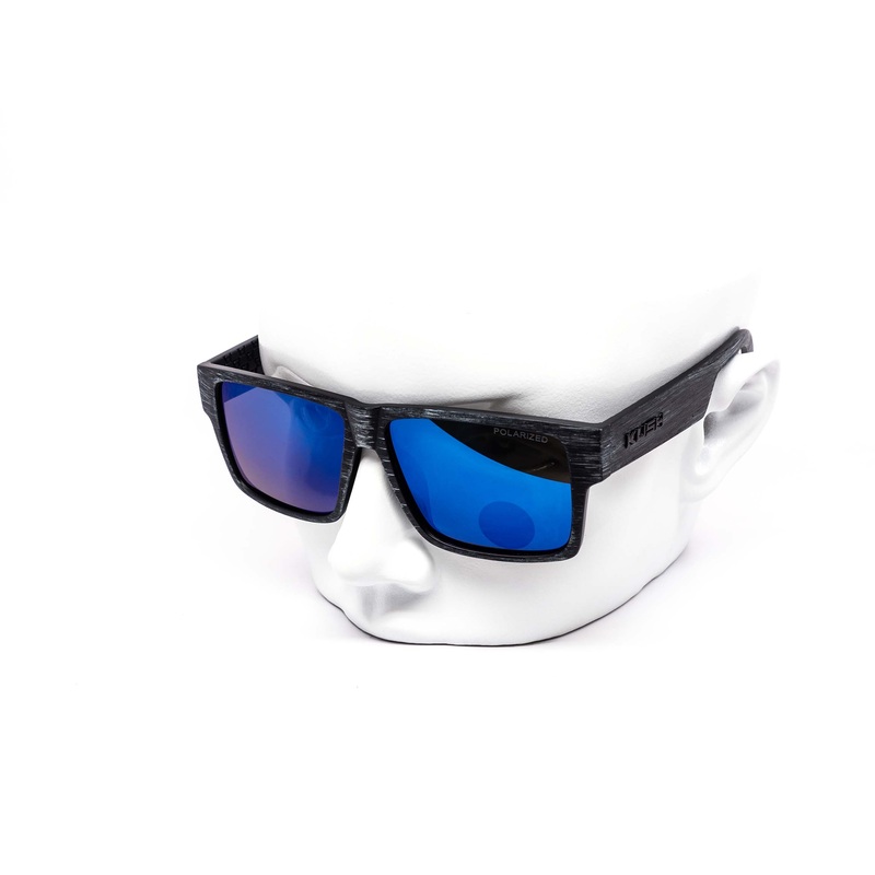 12 Pack: Polarized Kush Retro Woody Square Wholesale Sunglasses