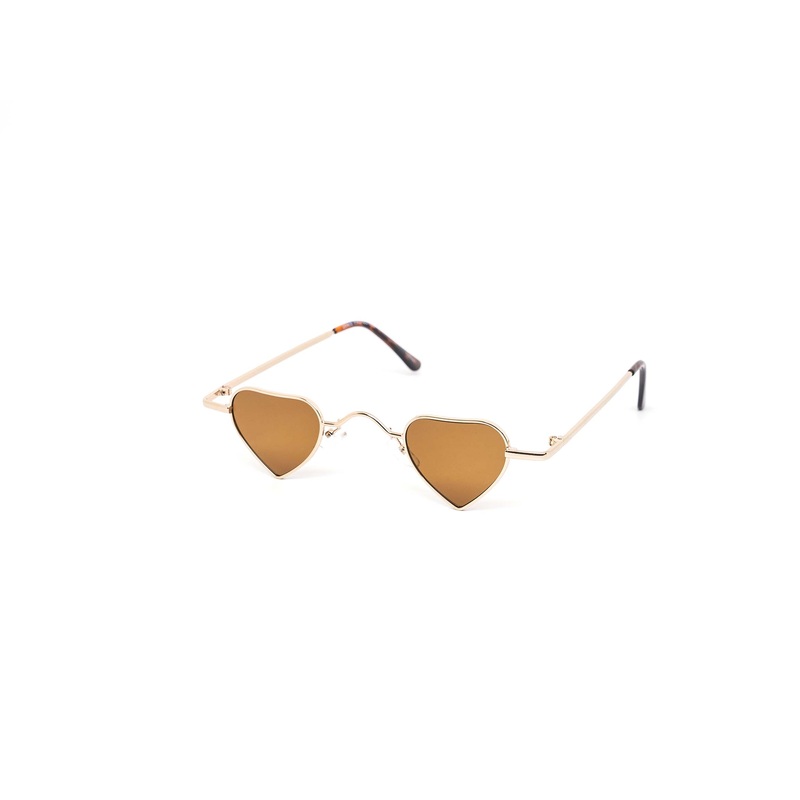 12 Pack: Mini Metal Heart Fashion Wholesale Sunglasses