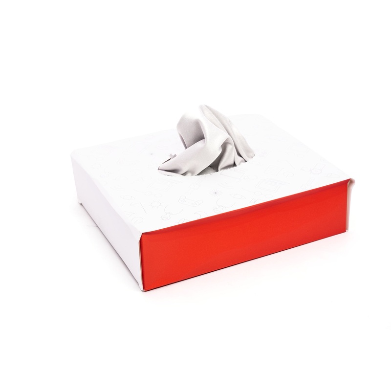 100 Pack: Premium Microfiber Cleaning Cloth + Dispenser