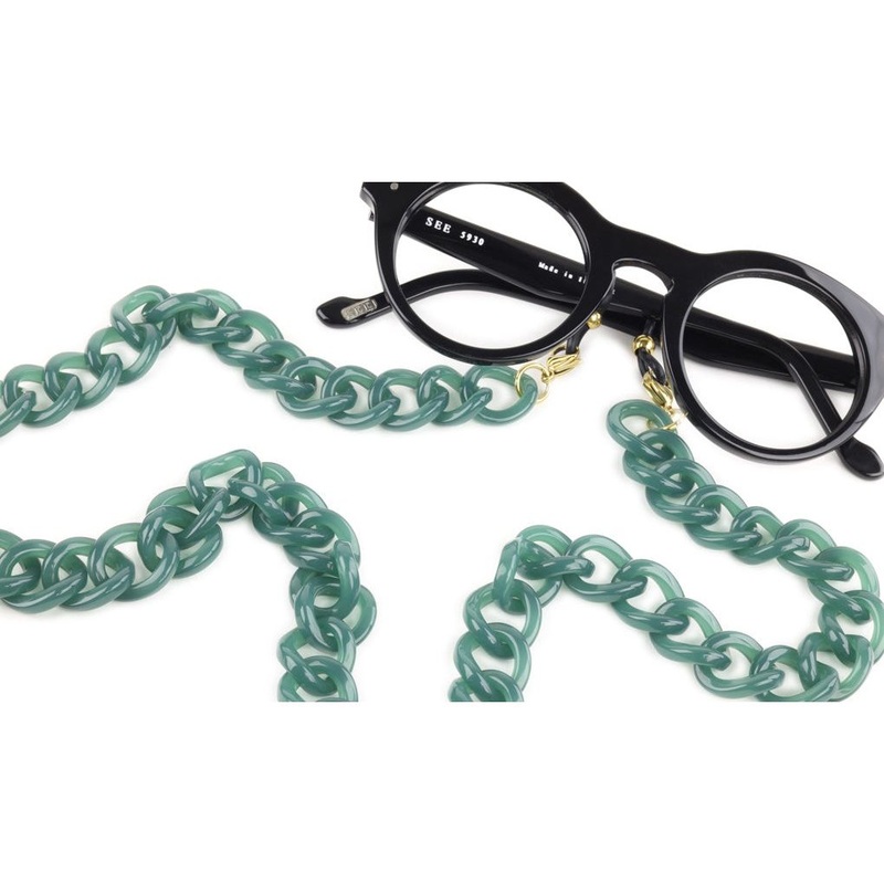 Acetate Eyeglass Chain – Round Link