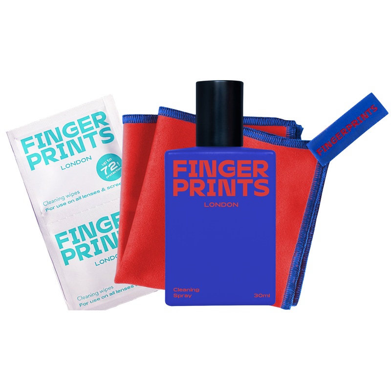 FINGERPRINTS Lens and Screen Cleaning Kit Grapefruit