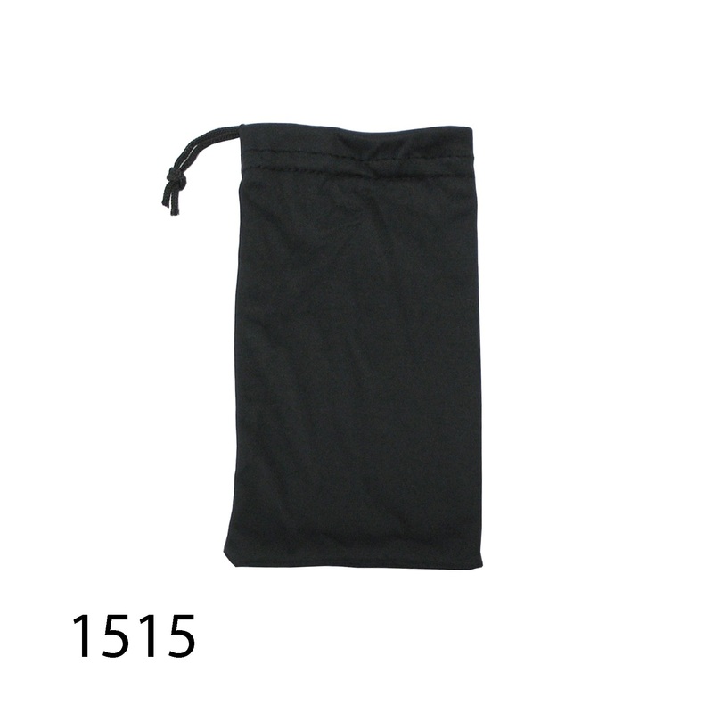 Pack of 12: Black String Pouch – Eyeglasses Black Micro Fiber Bag