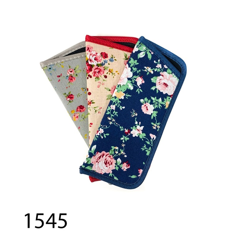 Pack of 12: Floral Readers Pouches