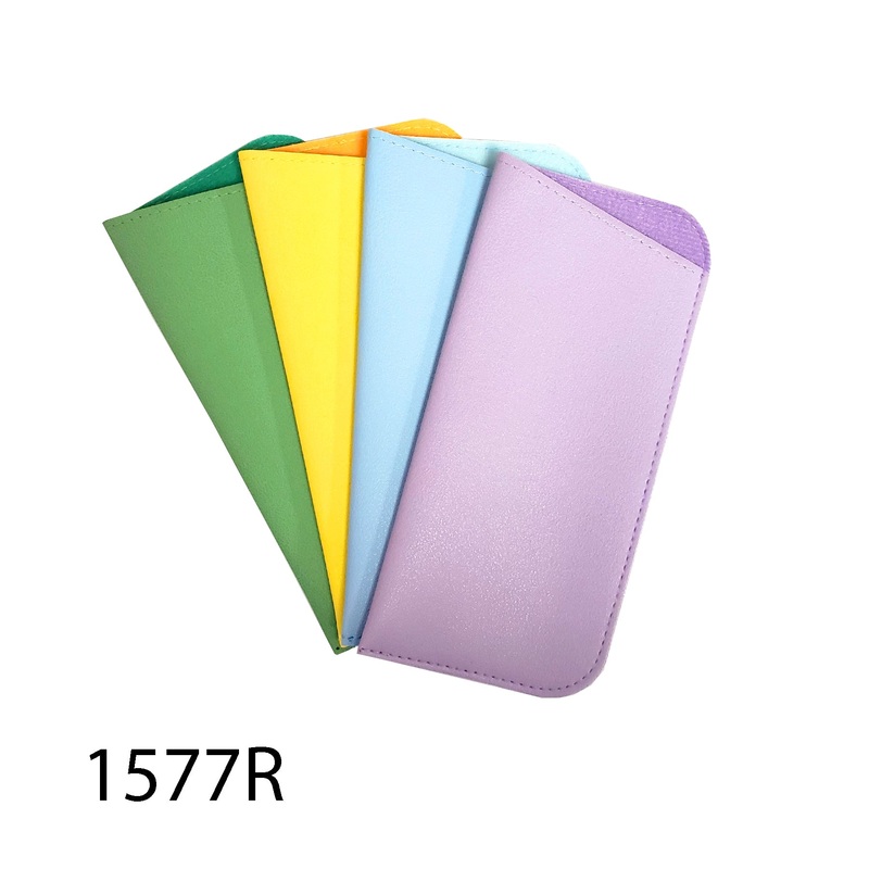 Pack of 12: Soft Leather Pouches for Readers