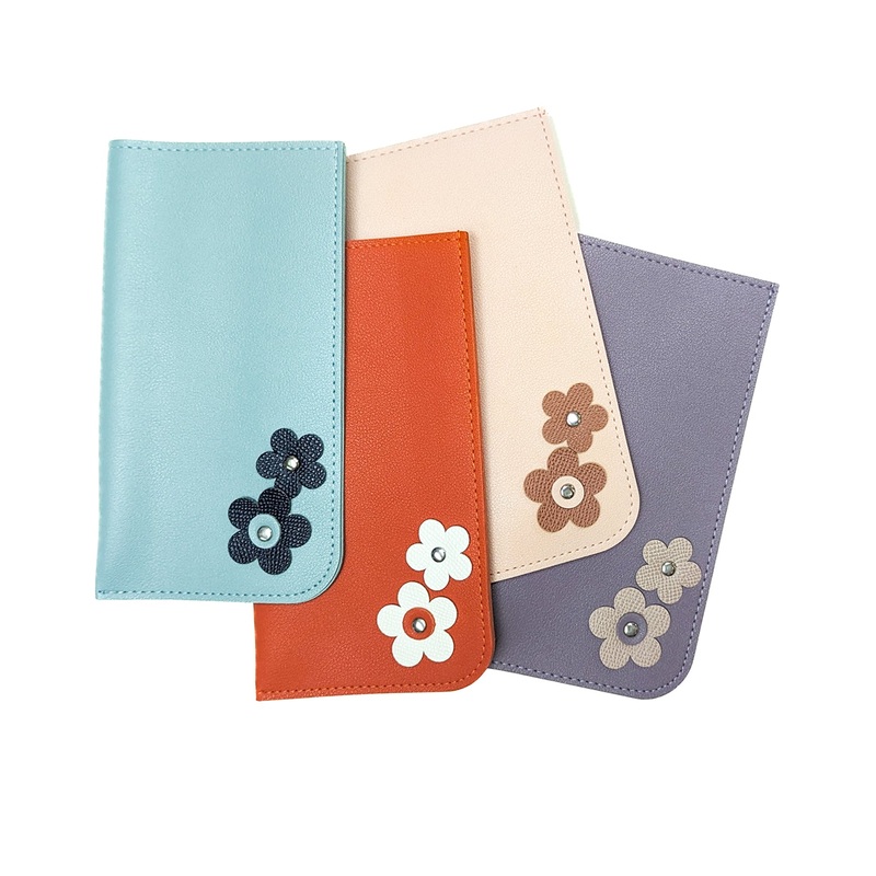 Pack of 12: Exclusive Floral Leather Pouches for All Eyewear