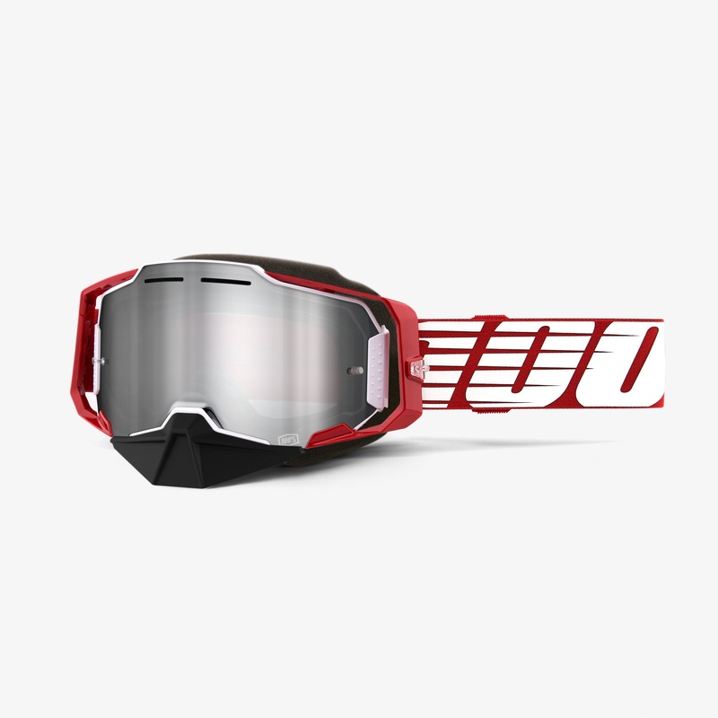 ARMEGA SNOWMOBILE Goggle Oversized Deep Red