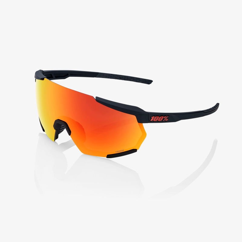 RACETRAP 3.0 – Soft Tact Black – HiPER Red Multilayer Mirror Lens