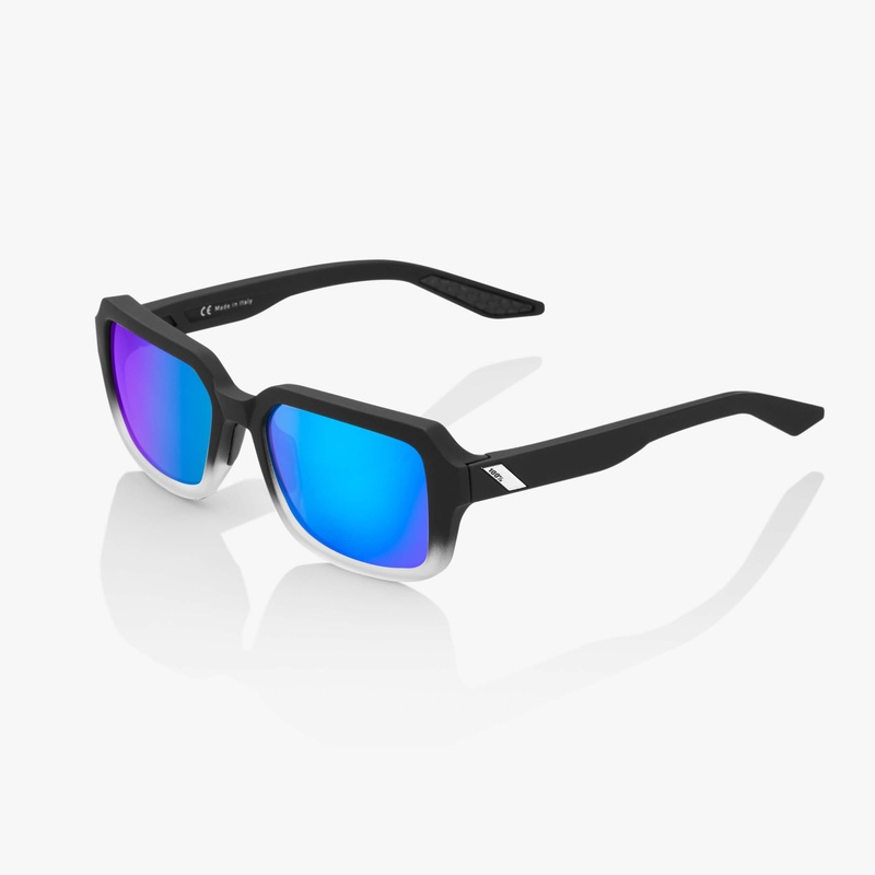 RIDELEY – Soft Tact Fade Black – Blue Multilayer Mirror Lens