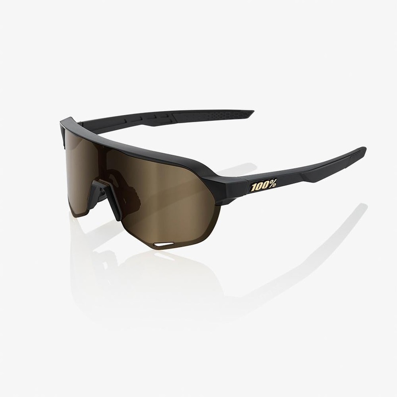 S2 – Matte Black – Soft Gold Mirror Lens