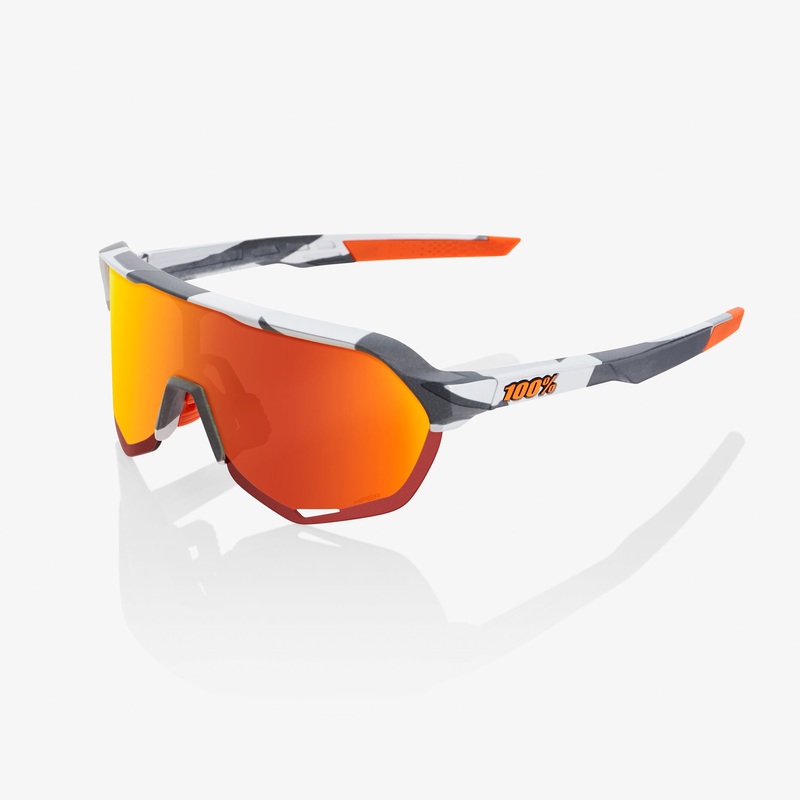 S2 – Soft Tact Grey Camo – HiPER Red Multilayer Mirror Lens