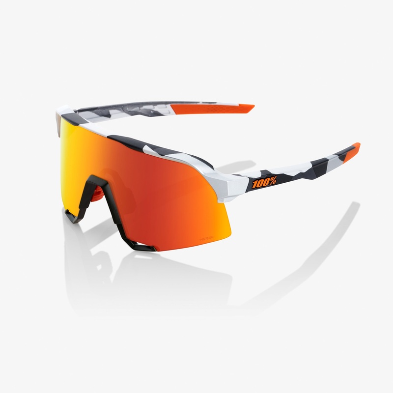 S3 – Soft Tact Grey Camo – HiPER Red Multilayer Mirror Lens