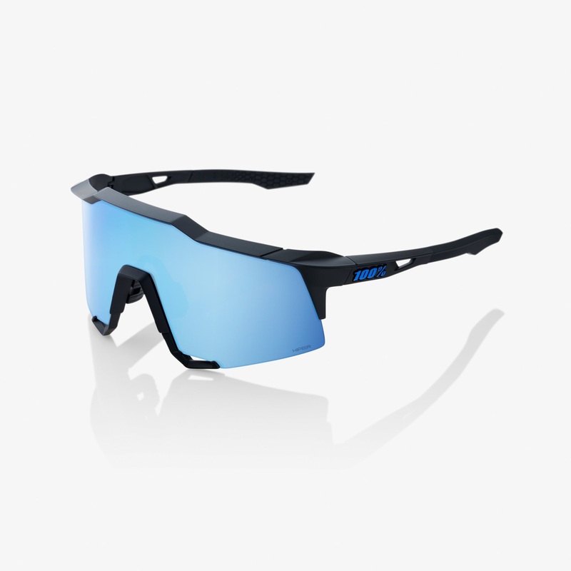 SPEEDCRAFT – Matte Black – HiPER Blue Multilayer Mirror Lens