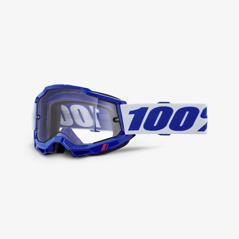ACCURI 2 ENDURO MOTO Goggle Blue/White – Clear Lens
