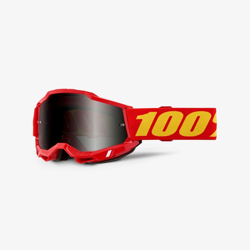 ACCURI 2 SAND Goggle Red – Smoke Lens