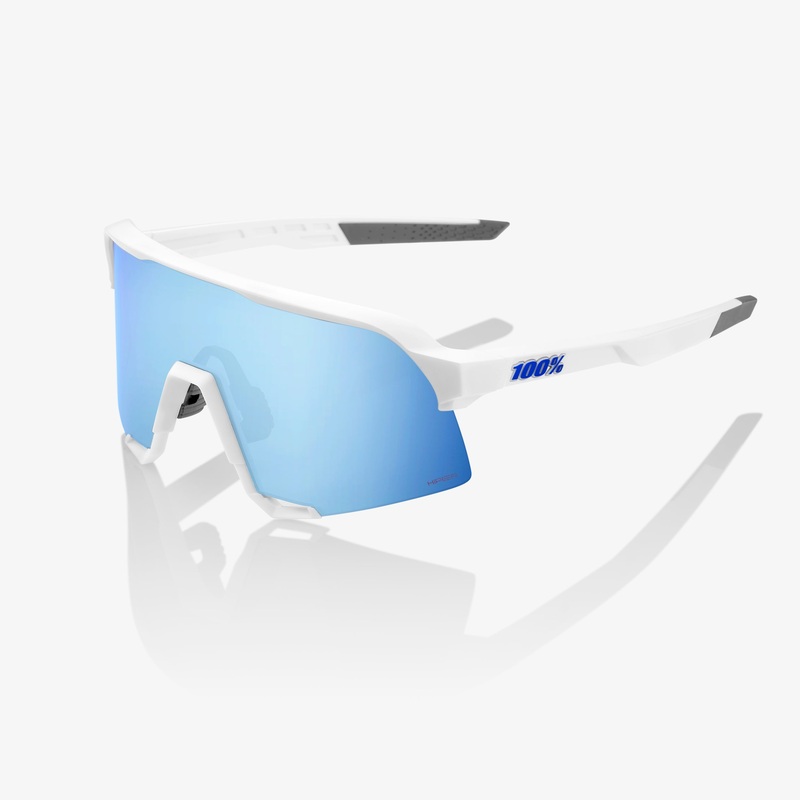 S3 – Matte White – HiPER Blue Multilayer Mirror Lens