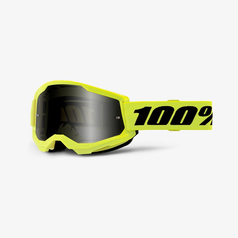STRATA 2 SAND Goggle Neon Yellow – Smoke Lens