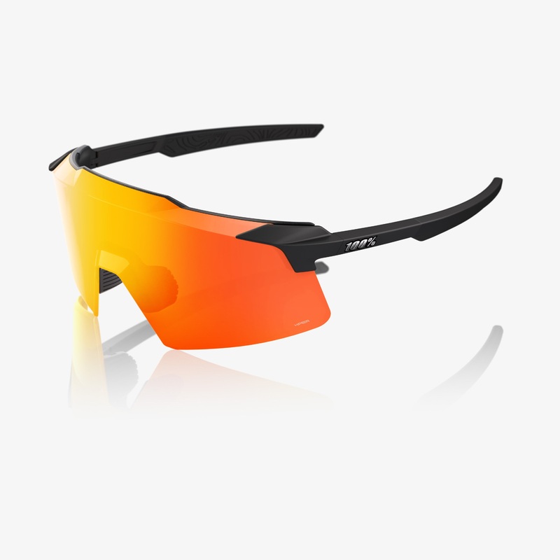 AEROCRAFT – Soft Tact Black – HiPER Red Multilayer Mirror Lens