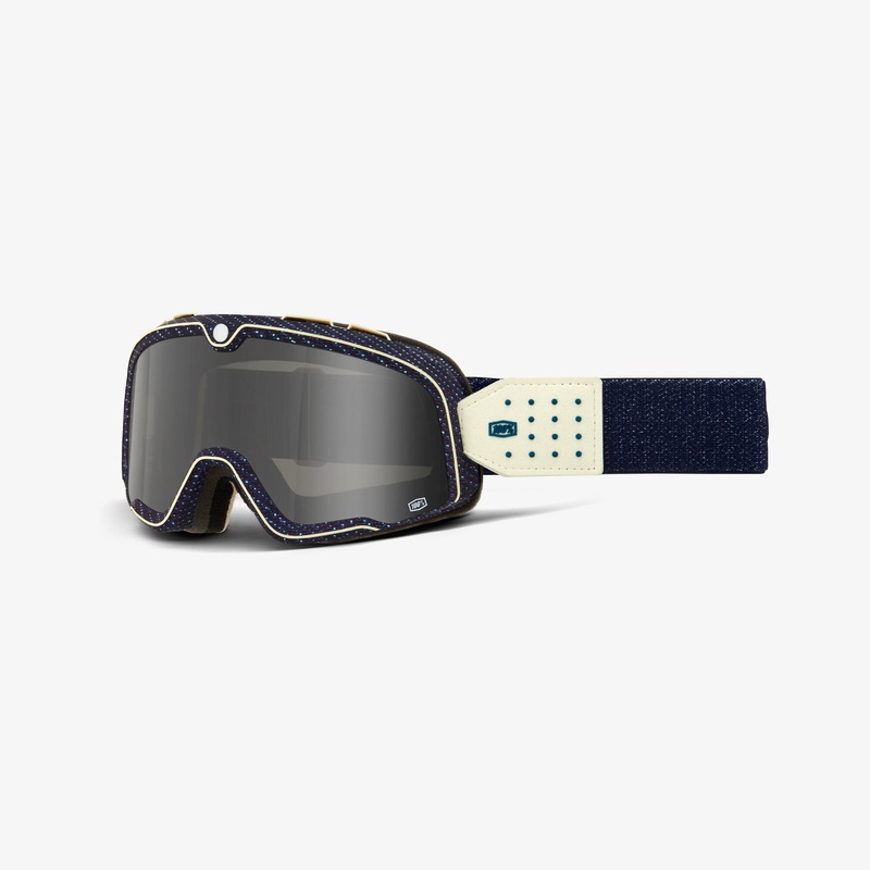 BARSTOW Goggle Denim – Dark Smoke Lens