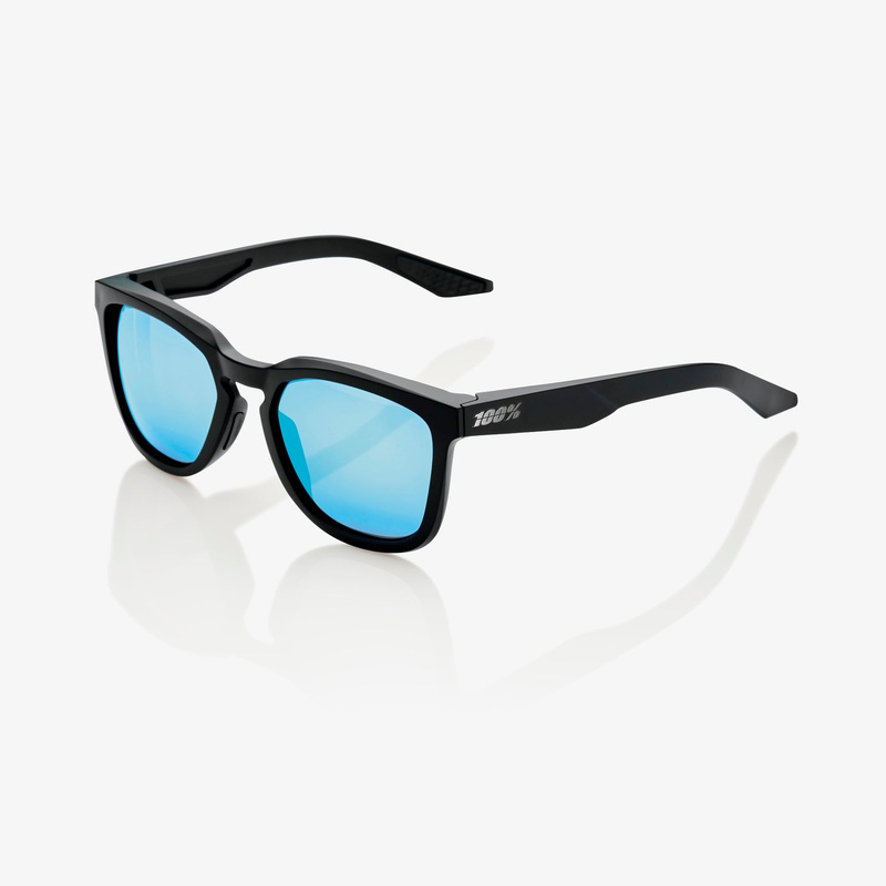 HUDSON – Matte Black – HiPER Blue Multilayer Mirror Lens