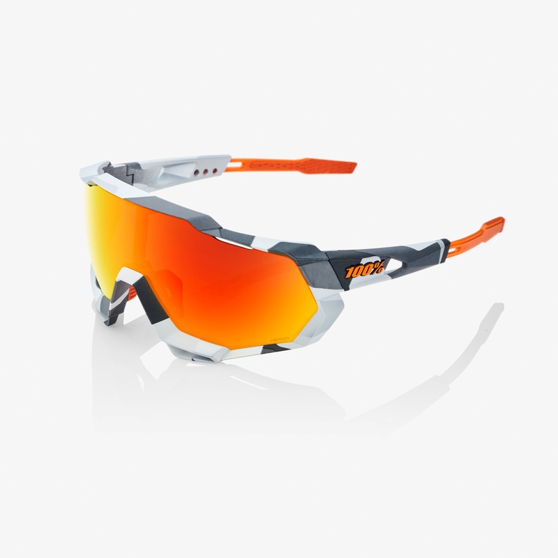 SPEEDTRAP – Soft Tact Grey Camo – HiPER Red Multilayer Mirror Lens