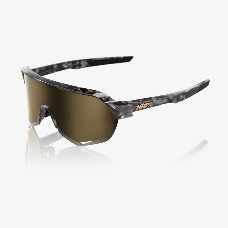 S2 – Gloss Black Havana – Soft Gold Mirror