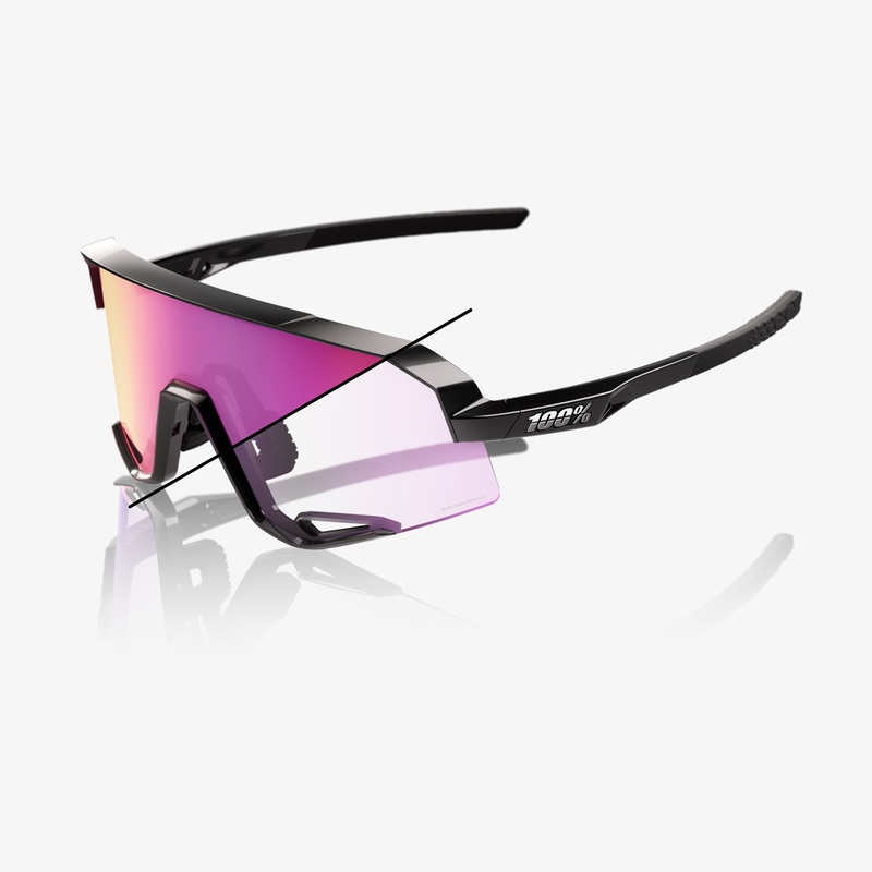 SLENDALE – Gloss Black – Photochromic Purple Mirror