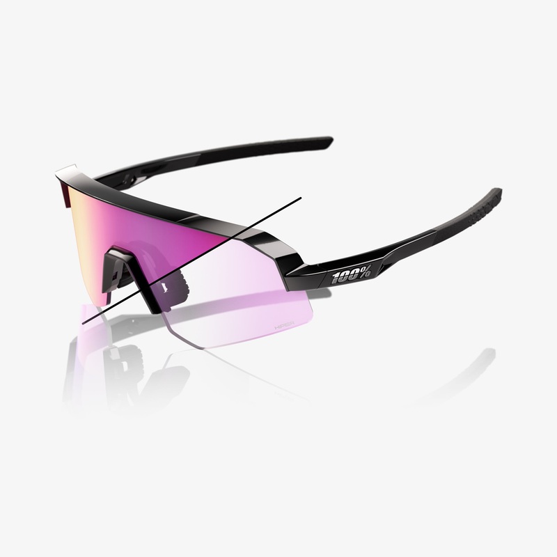 SLENDALE SL – Gloss Black – Photochromic Purple Mirror