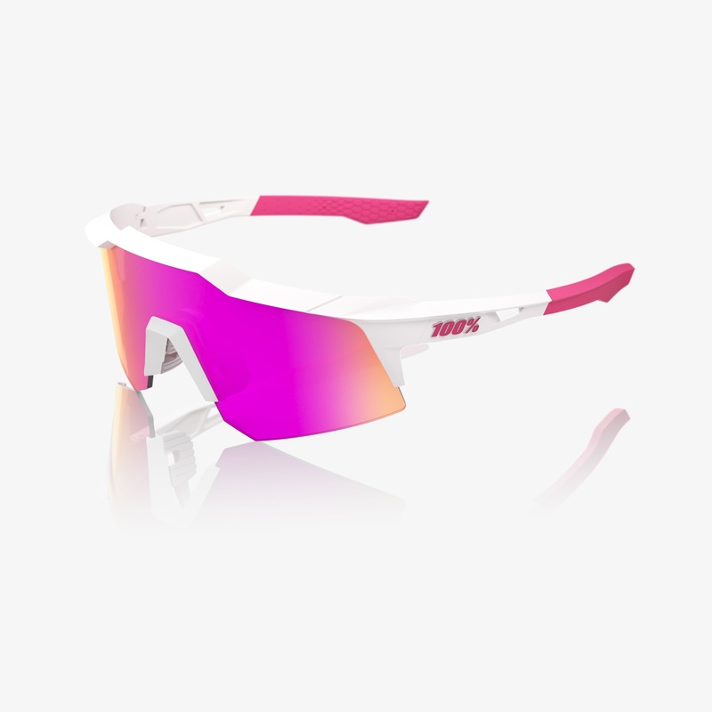 SPEEDCRAFT XS – Matte White/Pink – HiPER Vital Pink Mirror