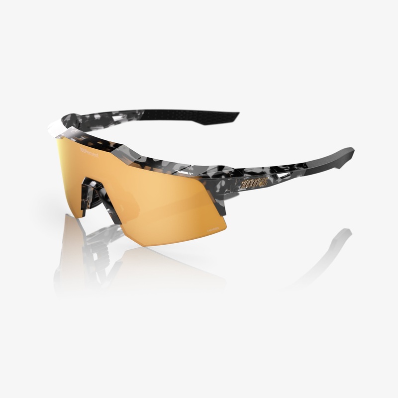 SPEEDCRAFT XS  Money Mike 3 Polished Black Tortoise – HiPER 24K Gold Mirror Lens